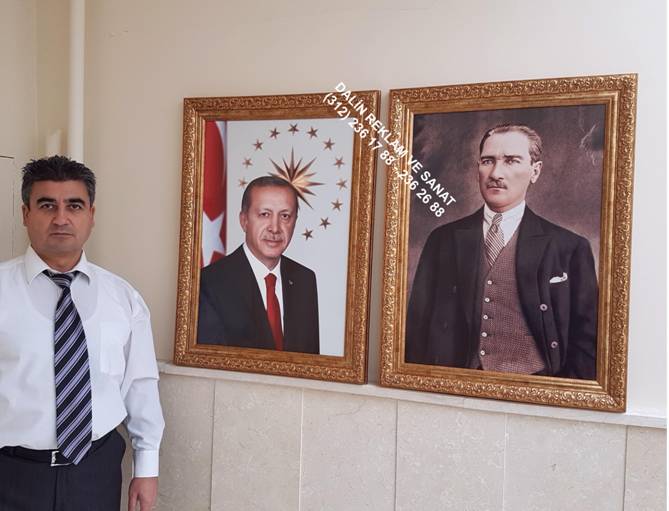 MAKAM ODASI RESM� TABLOSU ATAT�RK VE RECEP TAYY�P ERDO�AN