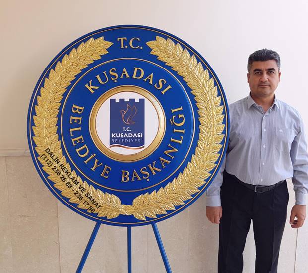 KU�ADASI BELED�YES� �ELENK KABARTMA MAV� �ELENK ALTIN ��ZG�L�