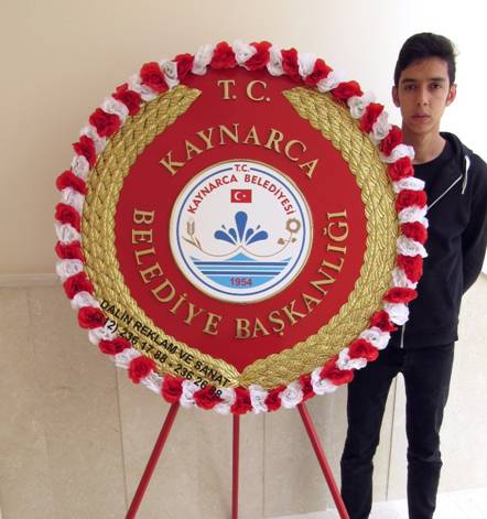 BELED�YE �ELENK ���EKL� 110 CM BELED�YE KIRMIZI