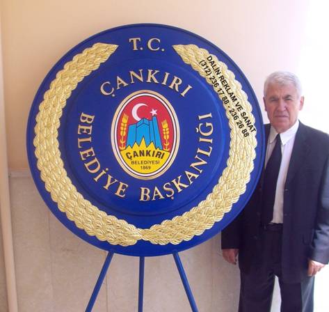 BELED�YE �ELENK TEK KADEME KABARTMA 110 CM  MAV�