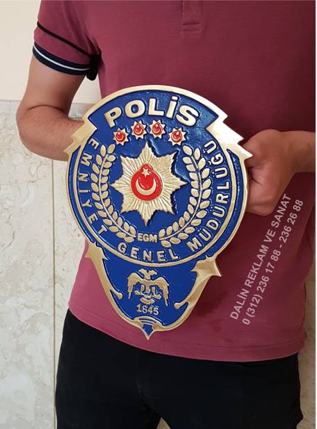 EMN�YET POL�S DUVAR AMBLEM� 1