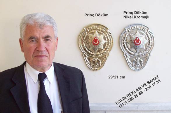 POLİS AMBLEMLERİ MAKAM TİPİ PRİNÇ DÖKÜM