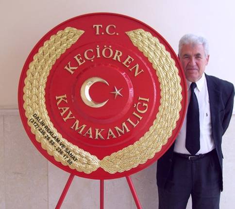 KAYMAKAMLIK 110 CM L�K KABARTMA KE���REN AY YILDIZLI 100 CM L�K