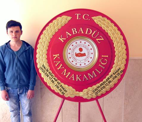 kaymakamlik �elengi 110 cm kabartma govdeli