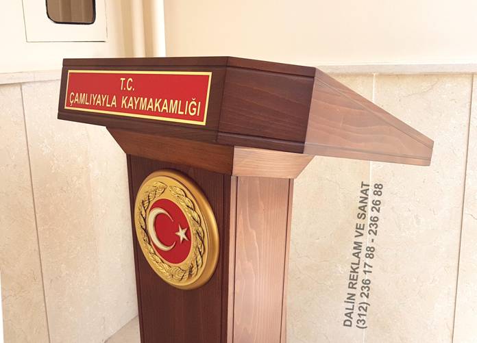 KONU�MA K�RS�S� ALIN LEVHASI VE AMBLEM�