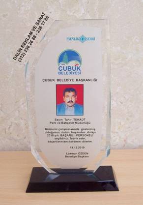 KR�STAL PLAKET8
