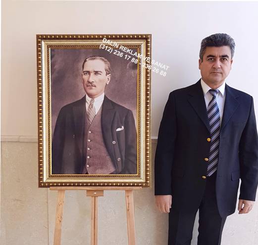 MAKAM ODASI ATAT�RK RESM� TABLOSU �ER�EVE DL 8083