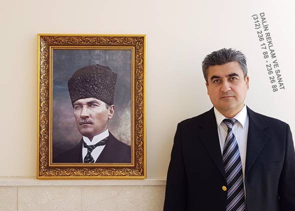 MAKAM ODASI ATAT�RK TABLOSU ATARES�M 4 �ER�EVE MODEL� 7641 Y