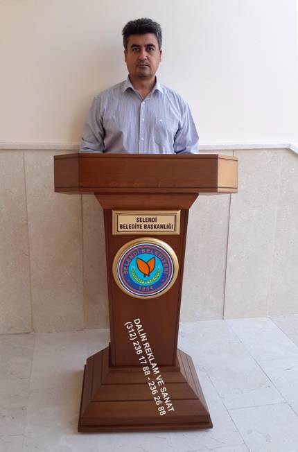 Selendi Belediyesi Konu�ma K�rs�s� Ceviz Renkli